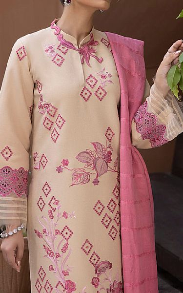 Rang Rasiya Cream Karandi Suit | Pakistani Winter Dresses- Image 2