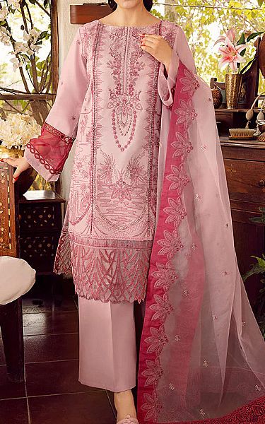 Rang Rasiya Tea Rose Lawn Suit | Pakistani Dresses in USA- Image 1