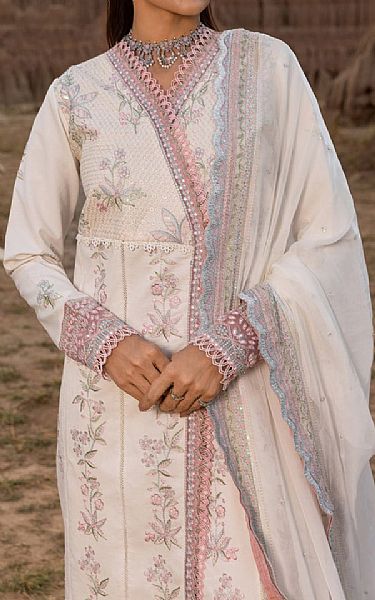 Rang Rasiya Off White Lawn Suit | Pakistani Lawn Dress in USA- Image 2