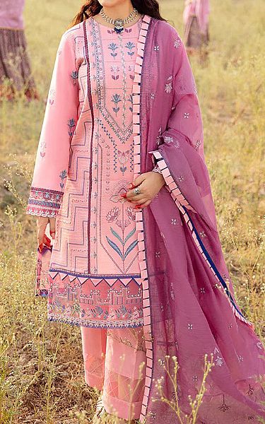 Rang Rasiya Baby Pink Lawn Suit | Pakistani Dresses in USA- Image 1