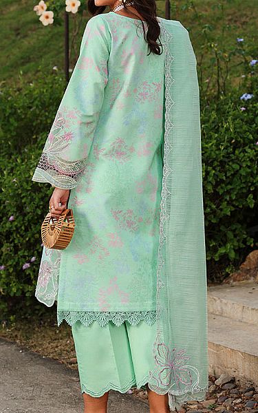 Rang Rasiya Turquoise Lawn Suit | Pakistani Lawn Dress in USA- Image 2