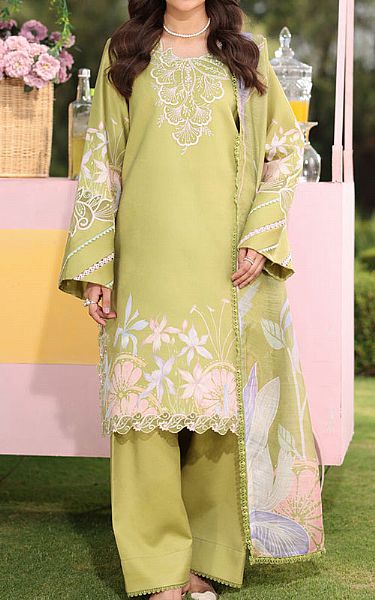 Rang Rasiya Pastel Green Lawn Suit | Pakistani Lawn Dress in USA- Image 1