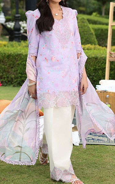 Rang Rasiya Lavender Lawn Suit | Pakistani Lawn Dress in USA- Image 1