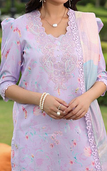 Rang Rasiya Lavender Lawn Suit | Pakistani Lawn Dress in USA- Image 2