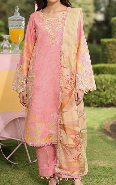 Rang Rasiya Pink Lawn Suit | Pakistani Lawn Dress in USA- Image 1