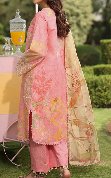 Rang Rasiya Pink Lawn Suit | Pakistani Lawn Dress in USA- Image 2