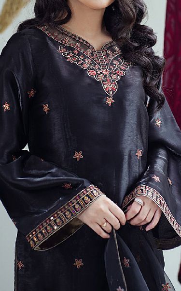 Reeza Silk Edit 1 - Black | Pakistani Pret Wear Clothing by Reeza- Image 2