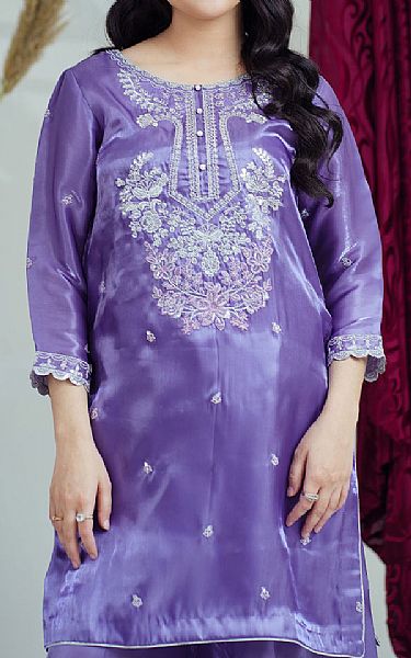 Reeza Silk Edit 2 - Lilac | Pakistani Pret Wear Clothing by Reeza- Image 2