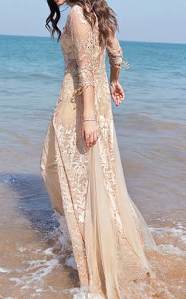 Reign Fawn Net Suit | Pakistani Embroidered Chiffon Dresses- Image 2