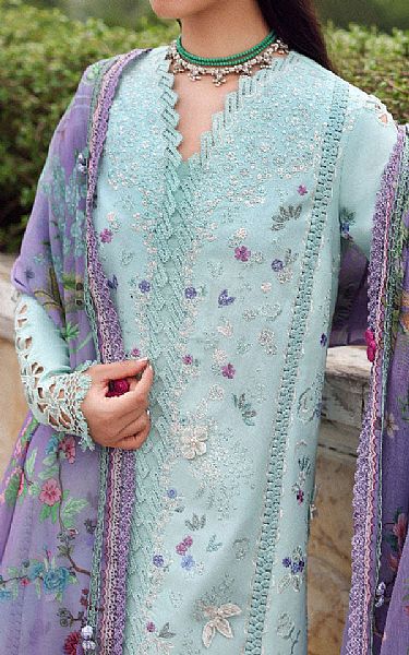 Republic Pale Aqua Lawn Suit | Pakistani Lawn Dress in USA- Image 2