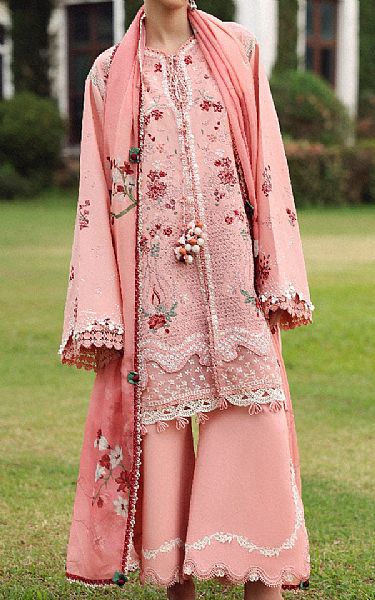 Republic Sea Pink Lawn Suit | Pakistani Lawn Dress in USA- Image 1