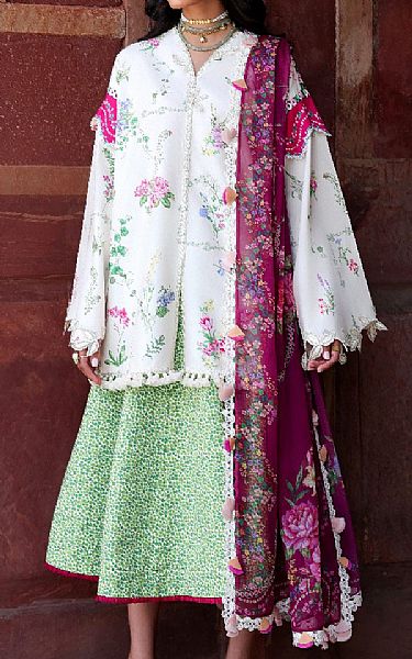 Republic Off White Lawn Suit | Pakistani Lawn Dress in USA- Image 1