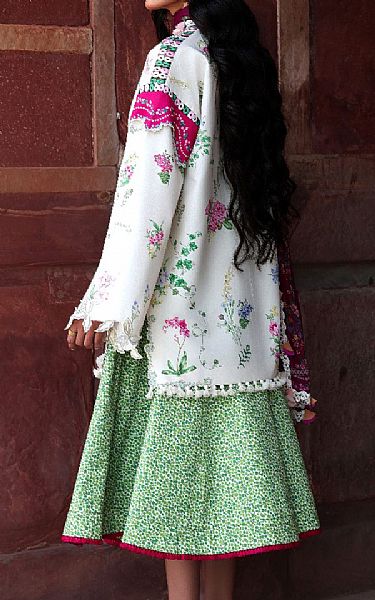 Republic Off White Lawn Suit | Pakistani Lawn Dress in USA- Image 2