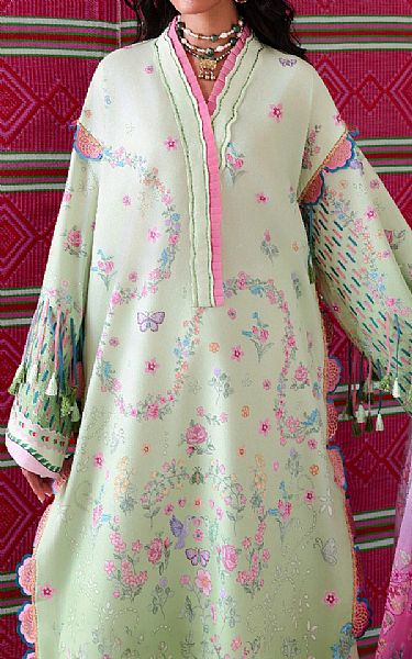 Republic Off White/Sage Lawn Suit | Pakistani Lawn Dress in USA- Image 2