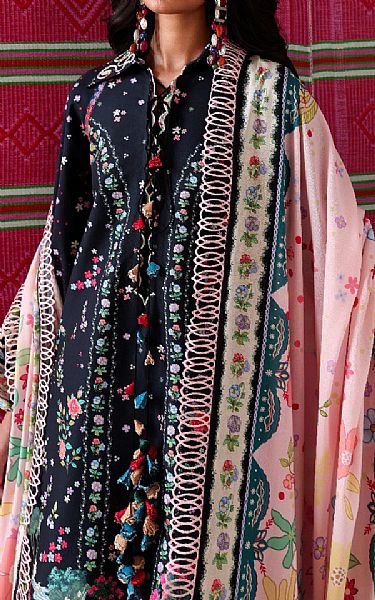 Republic Black Lawn Suit | Pakistani Lawn Dress in USA- Image 2