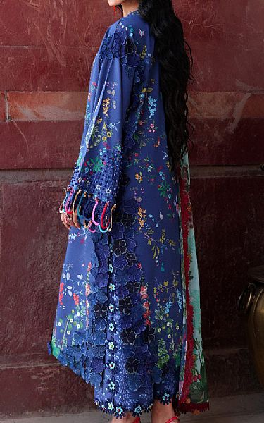 Republic Blue Lawn Suit | Pakistani Lawn Dress in USA- Image 2