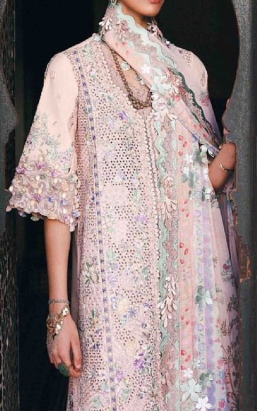 Republic Tea Pink Lawn Suit | Pakistani Lawn Dress in USA- Image 2