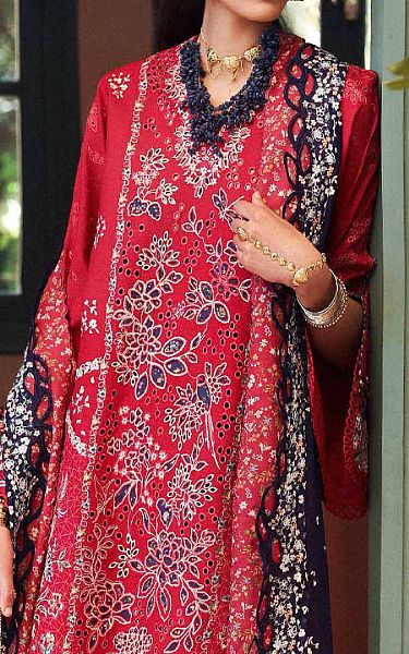 Republic Scarlet Lawn Suit | Pakistani Lawn Dress in USA- Image 2