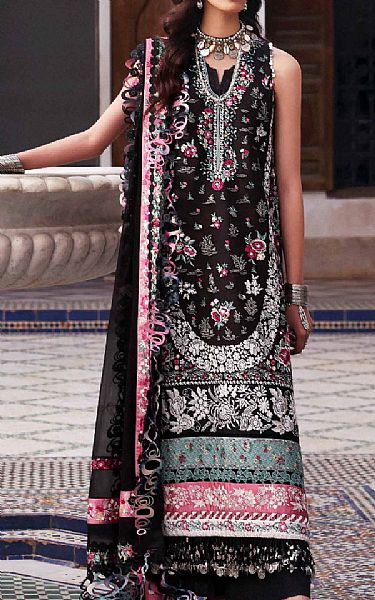 Republic Black Lawn Suit | Pakistani Lawn Dress in USA- Image 1