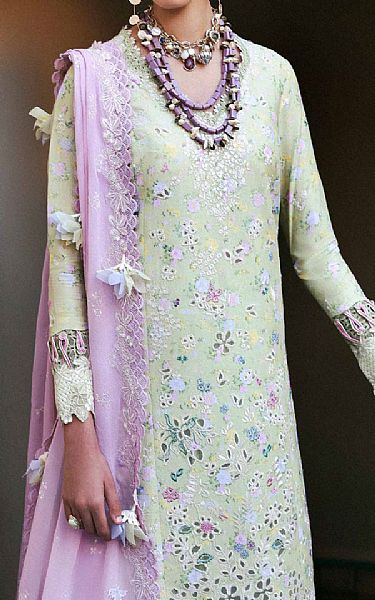 Republic Light Green Lawn Suit | Pakistani Lawn Dress in USA- Image 2