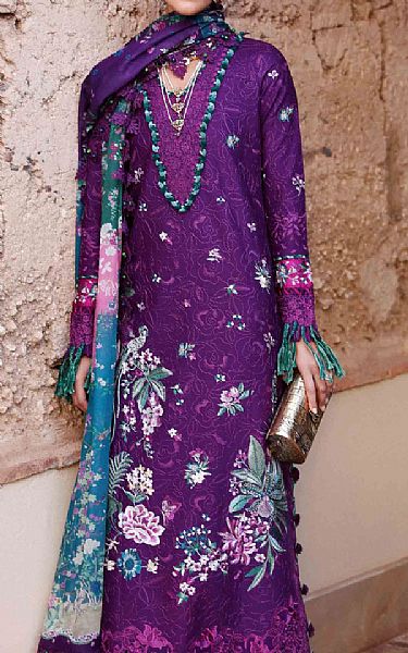 Republic Indigo Lawn Suit | Pakistani Lawn Dress in USA- Image 2