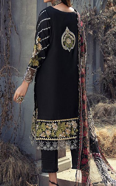 Resham Ghar Black Silk Suit | Pakistani Dresses in USA- Image 2
