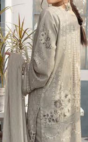 Grey Karandi Suit | Pakistani Dresses in USA