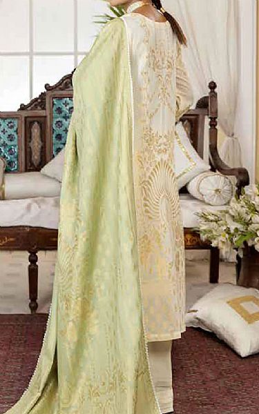 Riaz Arts Off-white Lawn Suit | Pakistani Dresses in USA- Image 2