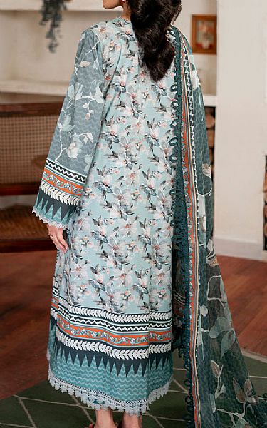 Roheenaz Light Turquoise Cambric Suit | Pakistani Winter Dresses in USA- Image 2