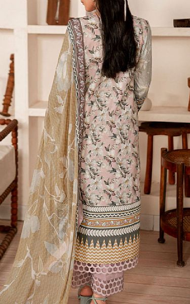 Roheenaz Grey/Pink Cambric Suit | Pakistani Winter Dresses in USA- Image 2