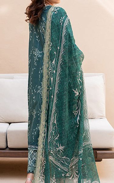 Roheenaz Viridian Green Lawn Suit | Pakistani Lawn Dress in USA- Image 2