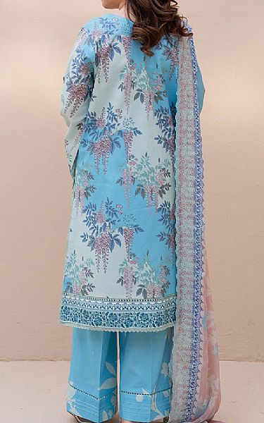 Roheenaz Turquoise/Light Grey Lawn Suit | Pakistani Lawn Dress in USA- Image 2