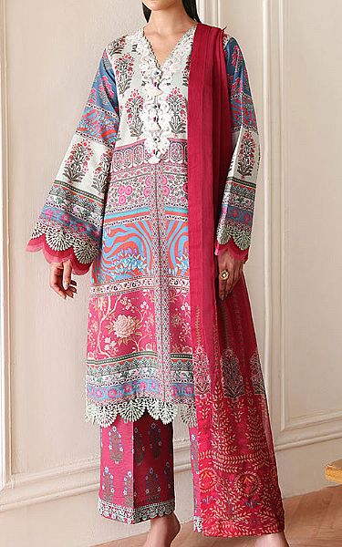 Roheenaz Multicolor Lawn Suit | Pakistani Lawn Dress in USA- Image 1