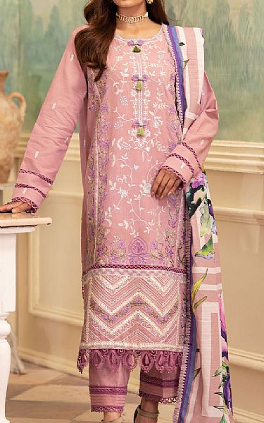 Roheenaz Pink Khaddar Suit | Pakistani Winter Dresses in USA- Image 1