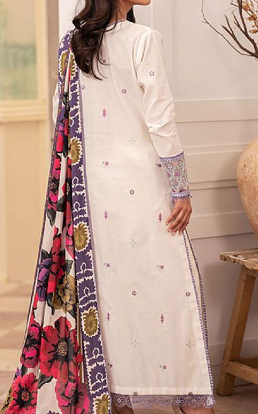 Roheenaz White Linen Suit | Pakistani Winter Dresses in USA- Image 2