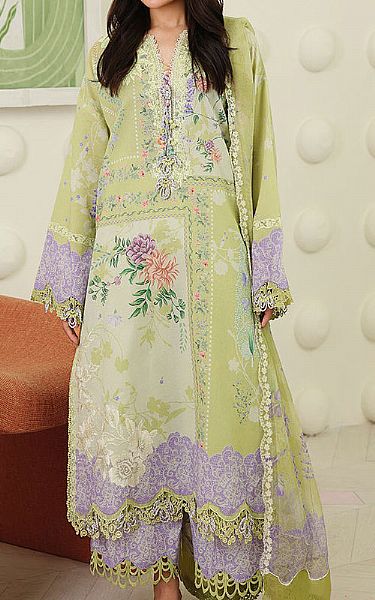 Roheenaz Light Green Lawn Suit | Pakistani Lawn Dress in USA- Image 1