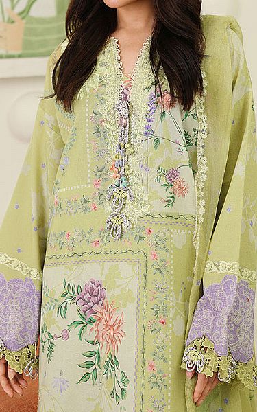Roheenaz Light Green Lawn Suit | Pakistani Lawn Dress in USA- Image 2