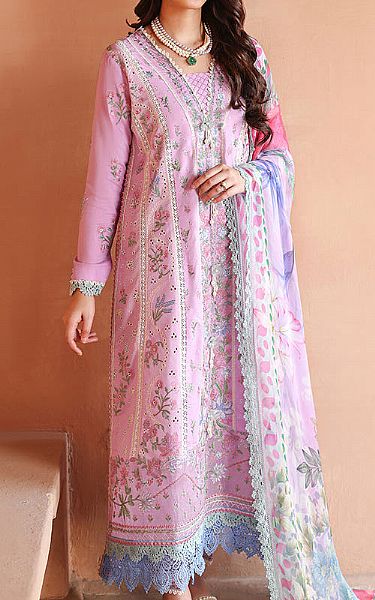 Roheenaz Pink Lawn Suit | Pakistani Lawn Dress in USA- Image 1
