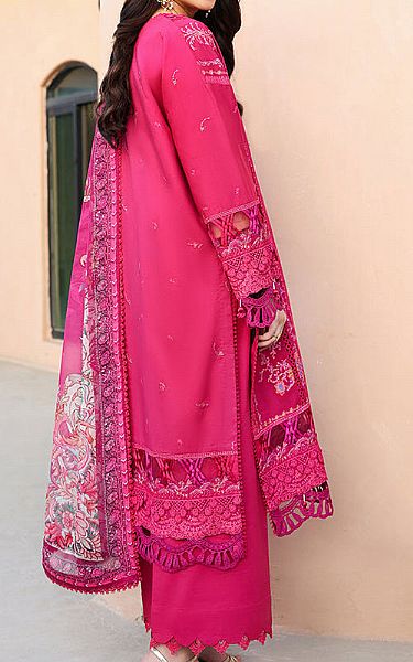 Roheenaz Magenta Lawn Suit | Pakistani Lawn Dress in USA- Image 2