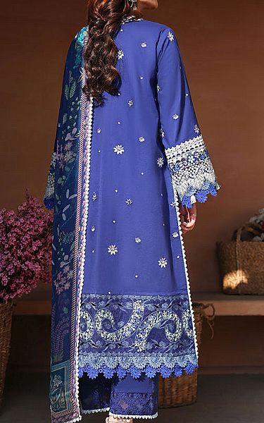 Roheenaz Blue Lawn Suit | Pakistani Lawn Dress in USA- Image 2