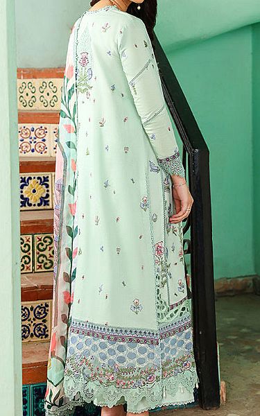Roheenaz Aqua Lawn Suit | Pakistani Lawn Dress in USA- Image 2