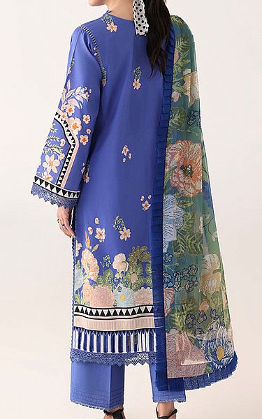 Roheenaz Blue Lawn Suit | Pakistani Lawn Dress in USA- Image 2