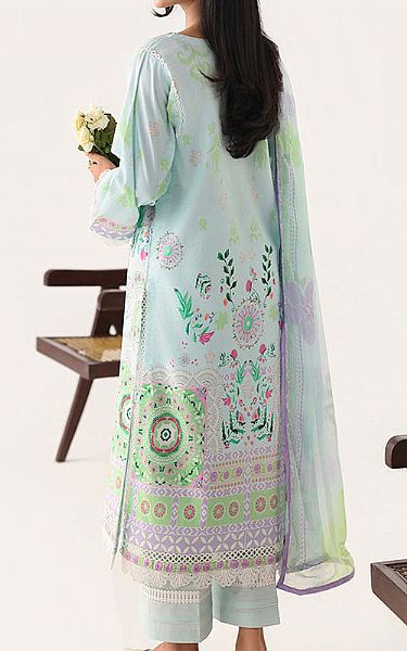Roheenaz Sky Blue Lawn Suit | Pakistani Lawn Dress in USA- Image 2