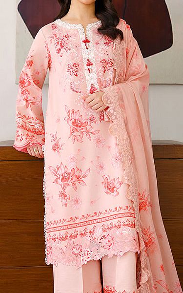 Roheenaz Pink Lawn Suit | Pakistani Lawn Dress in USA- Image 2