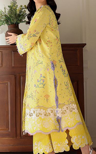 Roheenaz Yellow Lawn Suit | Pakistani Lawn Dress in USA- Image 2
