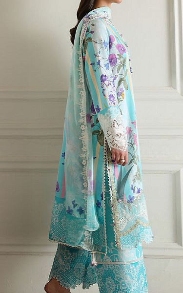 Roheenaz Turquoise Lawn Suit | Pakistani Lawn Dress in USA- Image 2