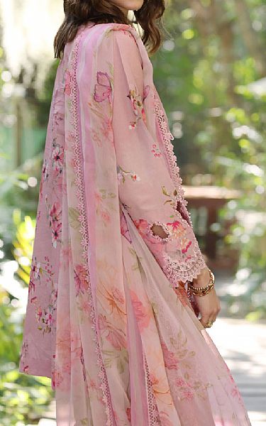 Saadia Asad Tea Pink Lawn Suit | Pakistani Lawn Dress in USA- Image 2