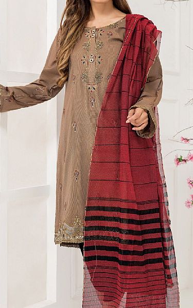 Sadia Aamir Red Ochre | Pakistani Pret Wear Clothing by Sadia Aamir- Image 1