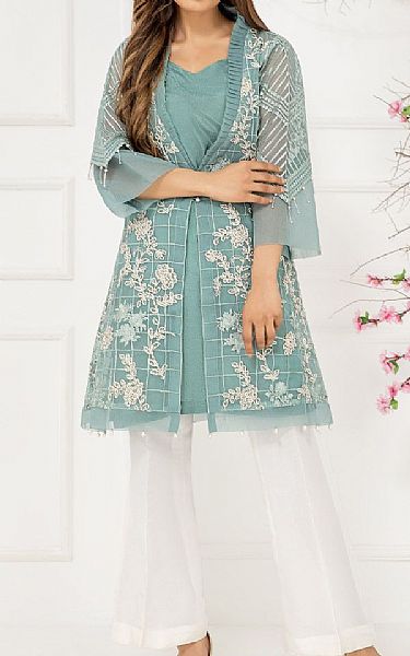 Sadia Aamir Blue Angel | Pakistani Pret Wear Clothing by Sadia Aamir- Image 1