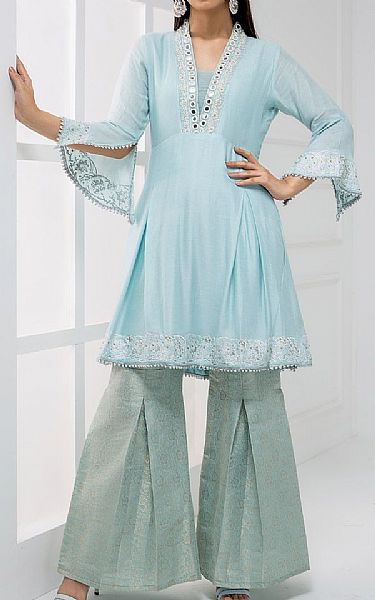 Sadia Aamir Ice Flow | Pakistani Pret Wear Clothing by Sadia Aamir- Image 1